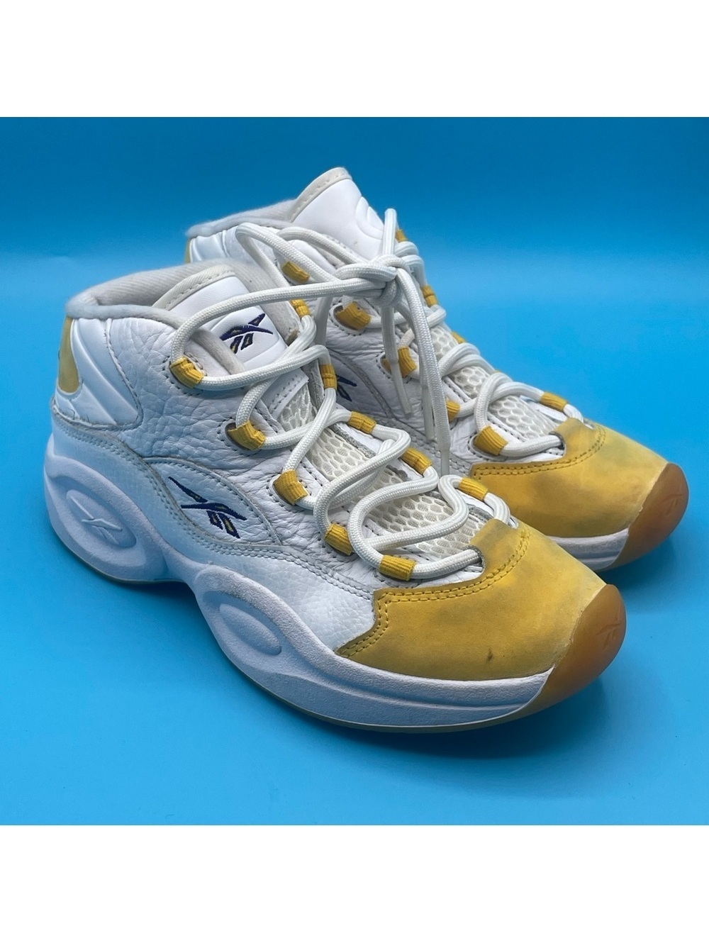 Reebok Question Mid "Yellow Toe"